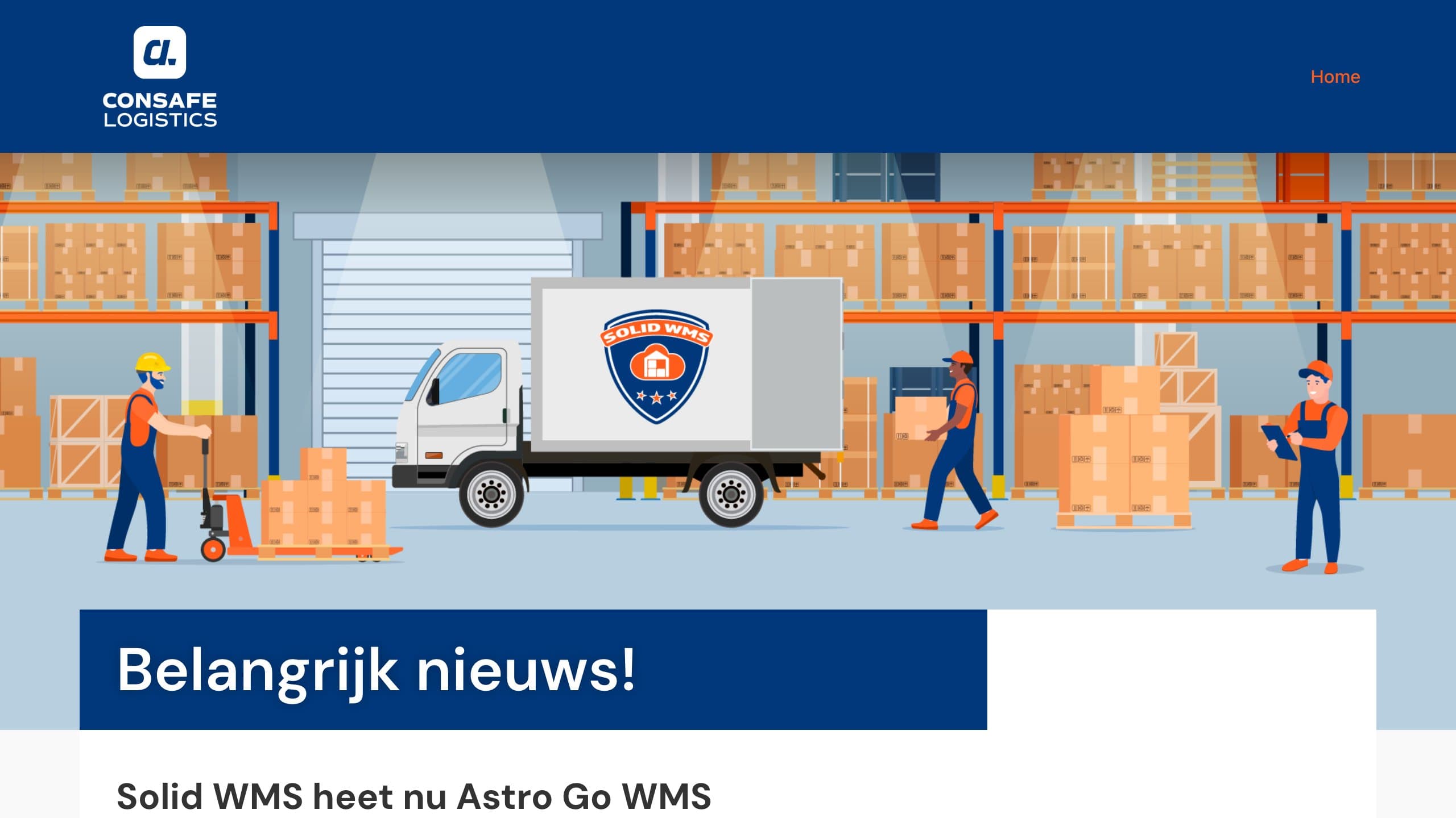 WMS dashboard